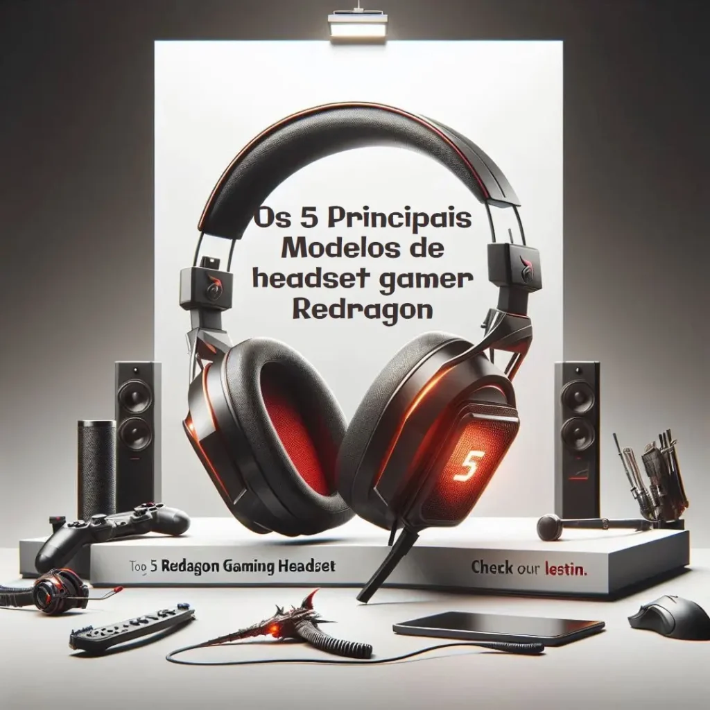 Os 5 Principais Modelos de headset gamer Redragon