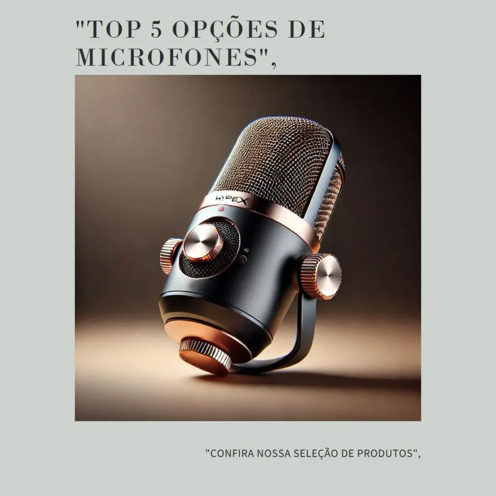 Top 5 Opções de Hyperx microfone