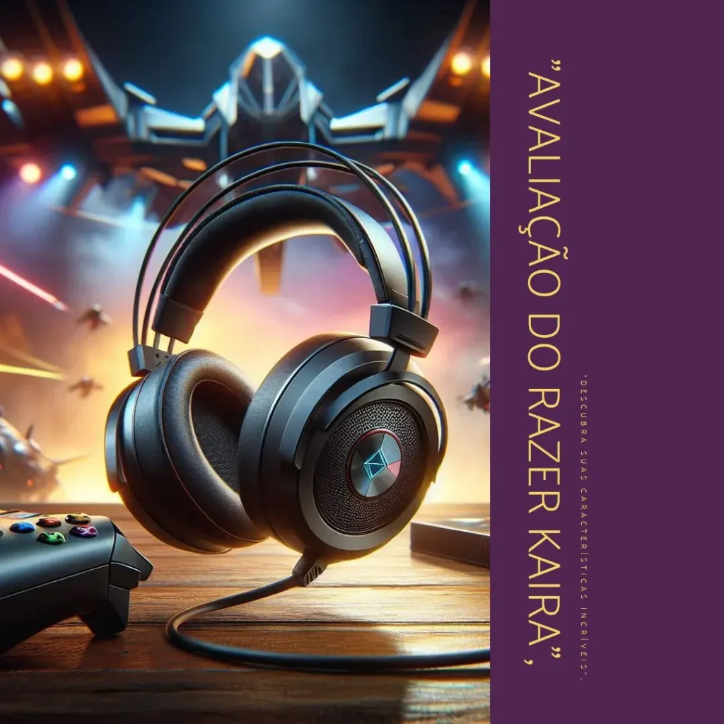 Razer Fone de Ouvido Kaira: Som Imersivo e Conforto Total para Jogadores