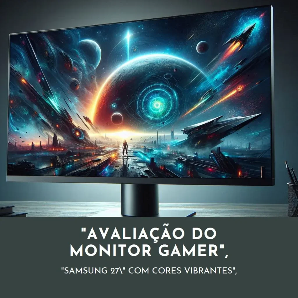 Monitor Gamer Samsung 27" FHD 75Hz HDMI VGA Freesync
