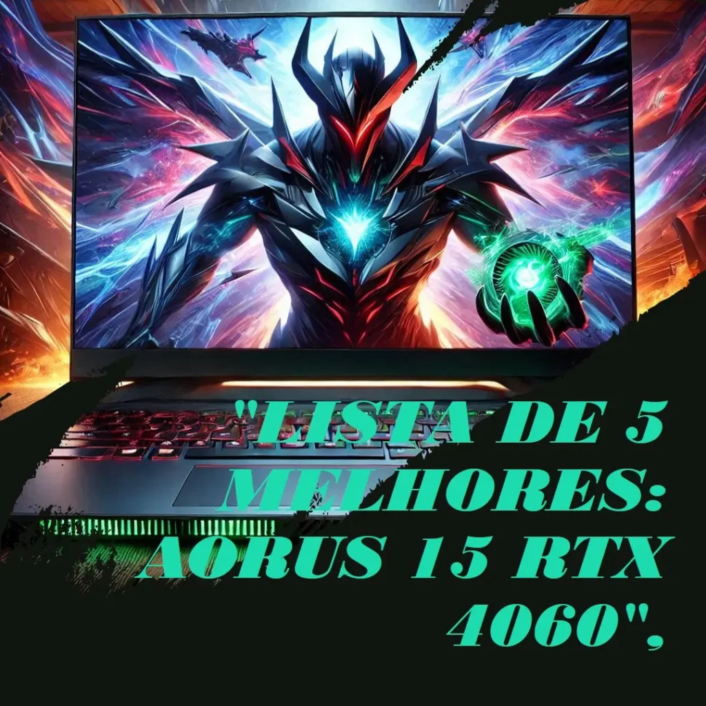 Lista de 5 Melhores: Aorus 15 RTX 4060