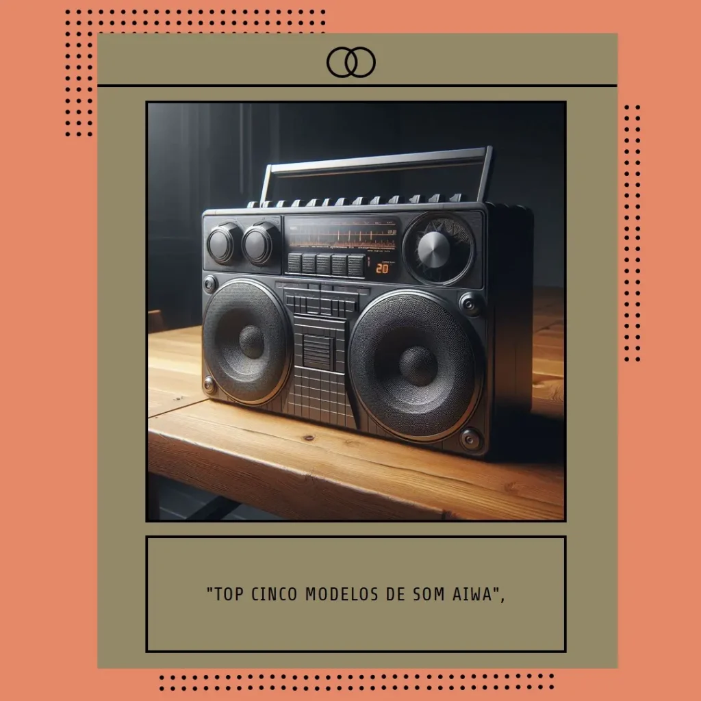 Top Cinco Modelos de som aiwa boombox