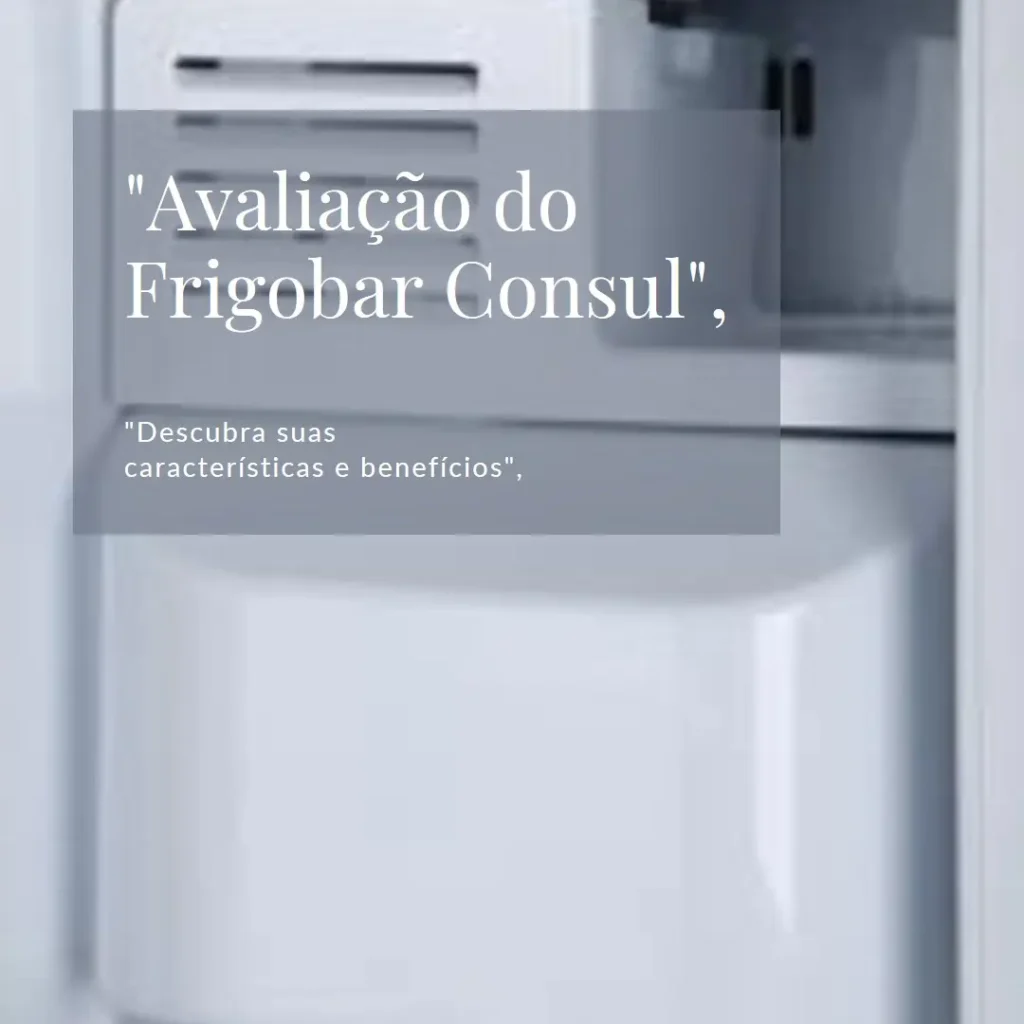 Frigobar Consul 47 Litros CRC04AB: Compacto e Eficiente
