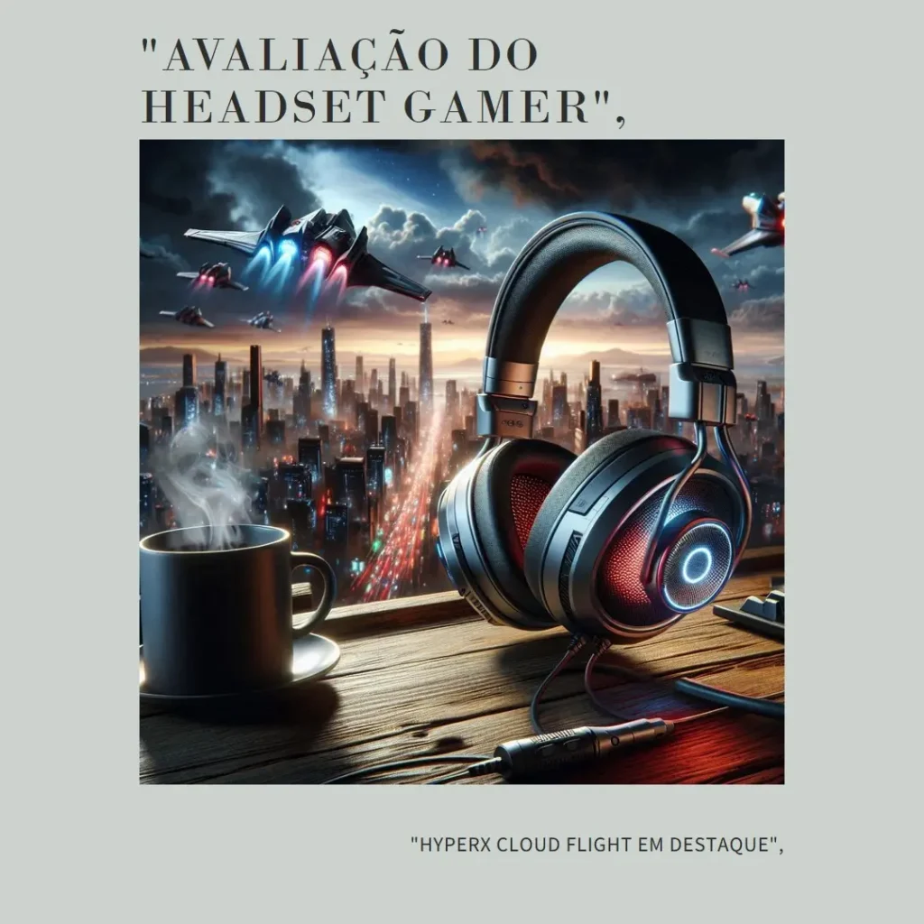 Headset Gamer HyperX Cloud Flight I Wireless para PS5 e PS4