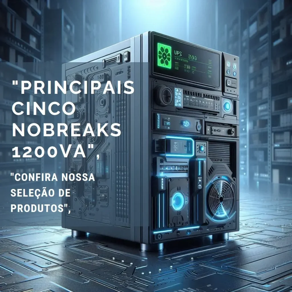 Principais Cinco nobreak senoidal 1200va