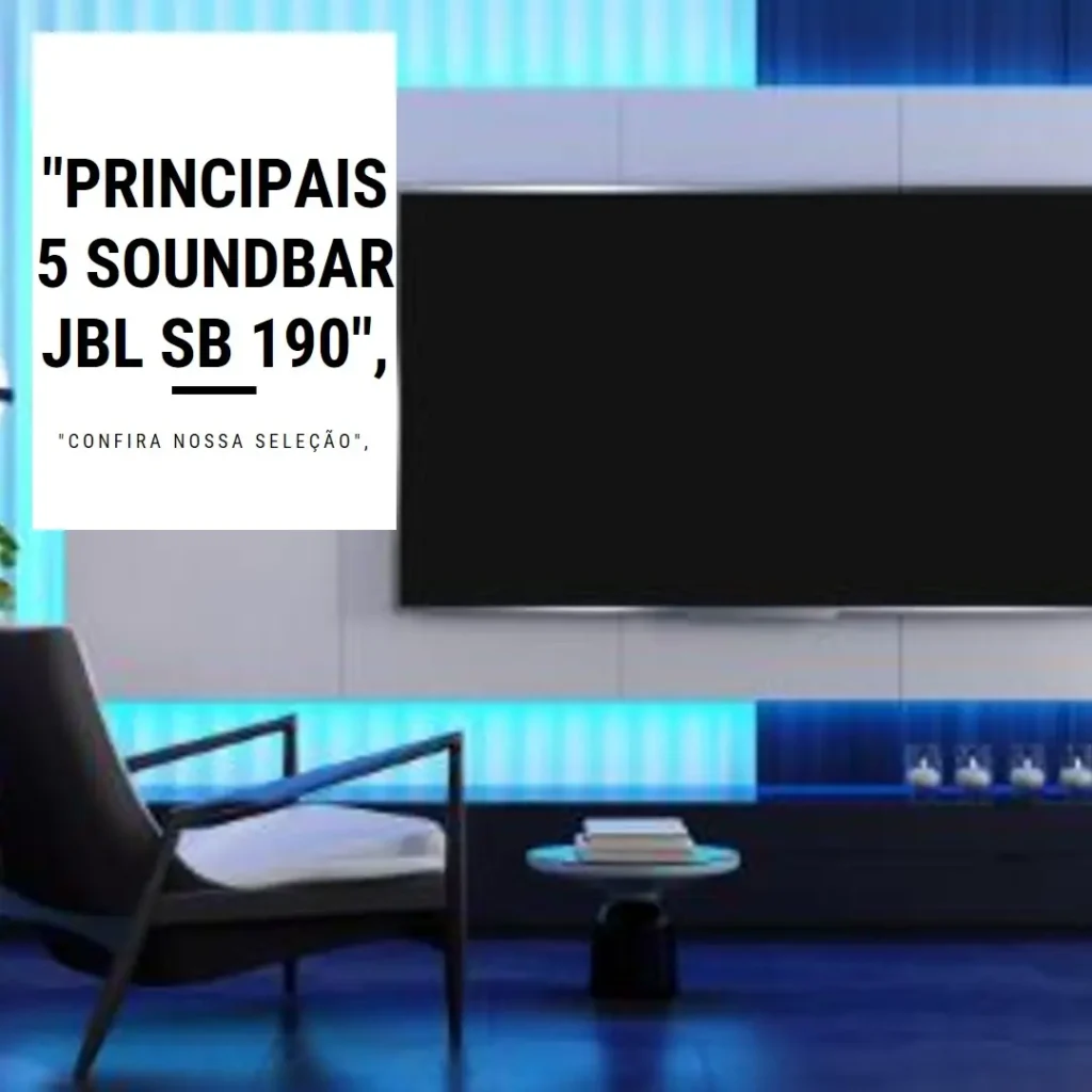 Principais 5 soundbar JBL sb 190