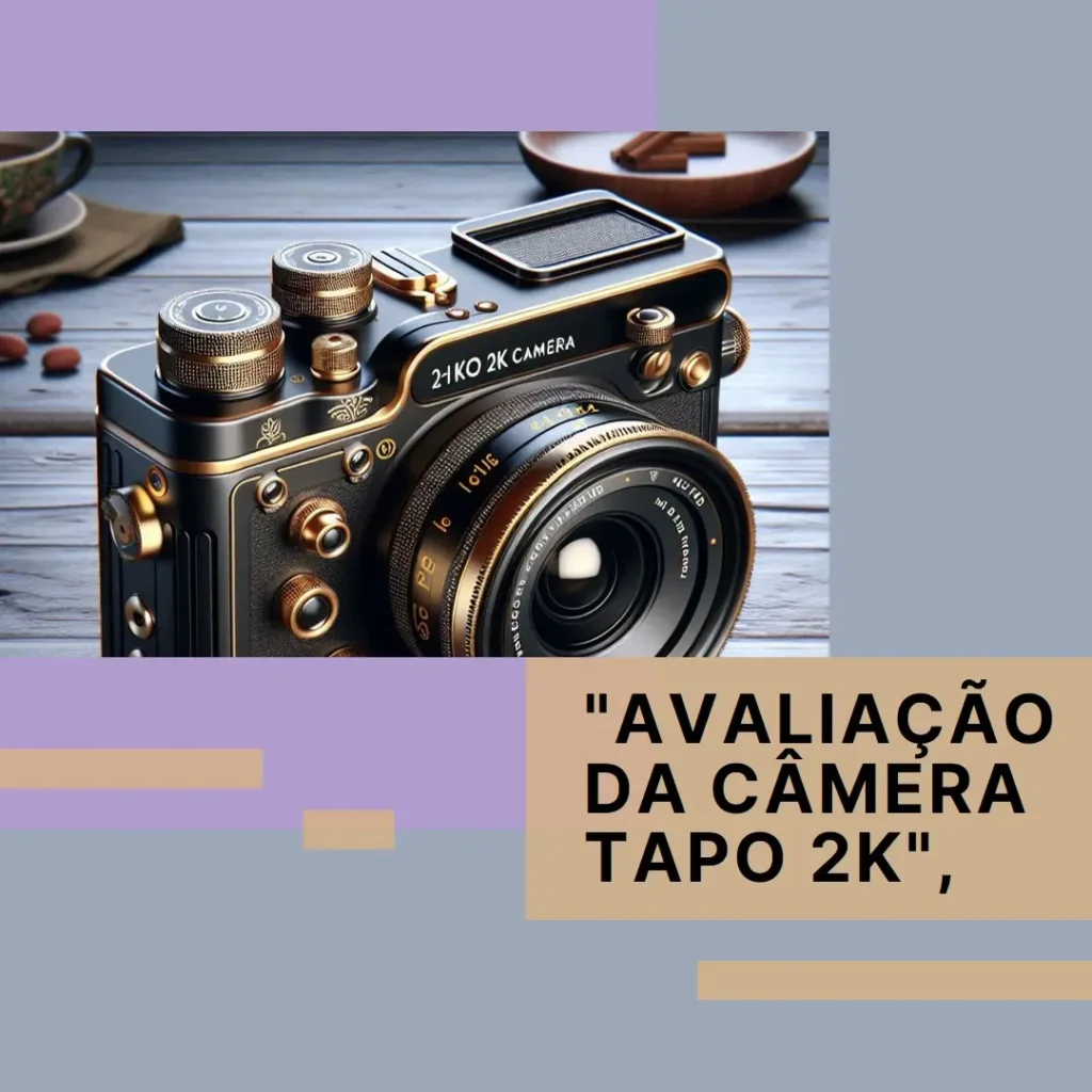 Câmera de Segurança Tapo 2K 4MP QHD com Visão Noturna