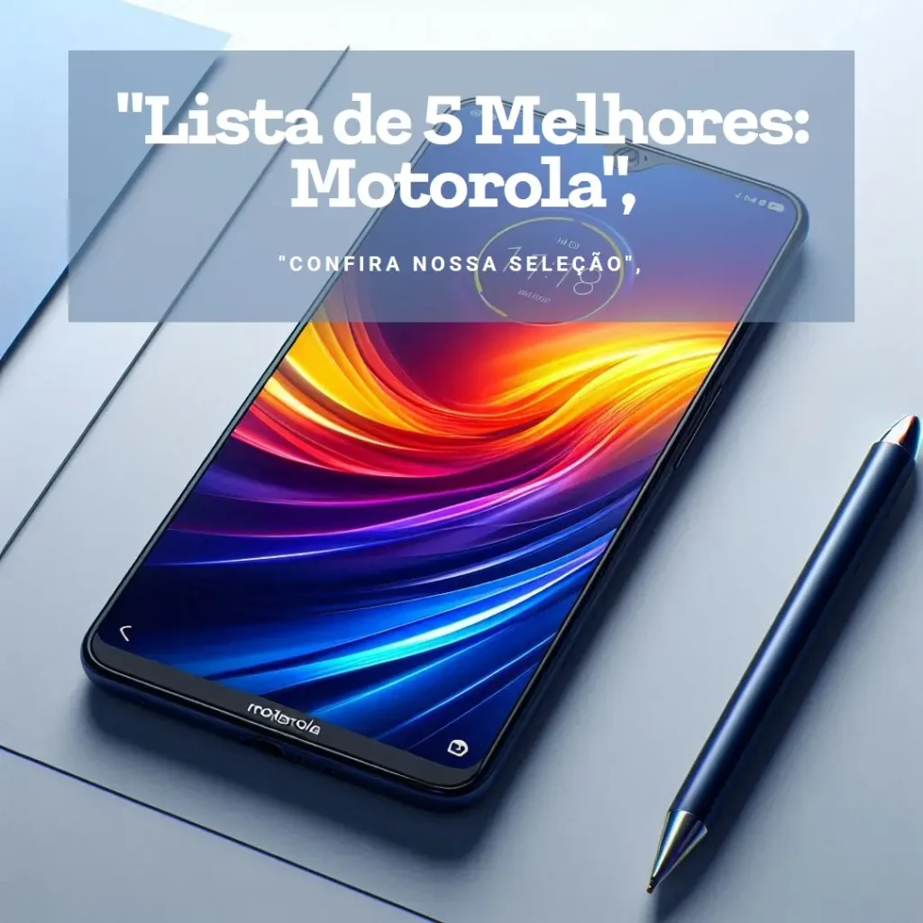 Lista de 5 Melhores: celular lançamento da Motorola