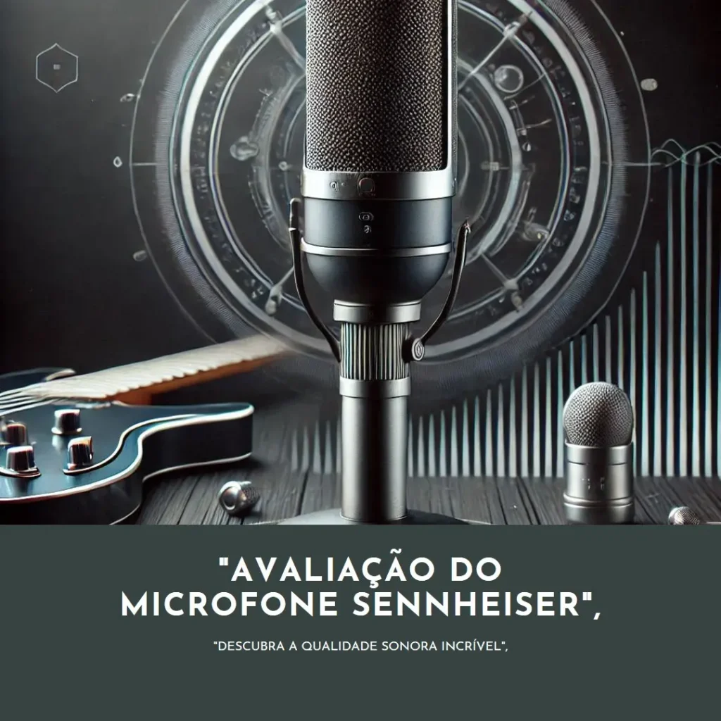 Microfone Dinâmico Cardióide E825-S Sennheiser: Qualidade e Versatilidade