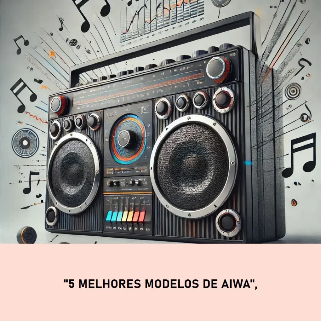 5 Melhores Modelos de caixa de som boombox plus aiwa