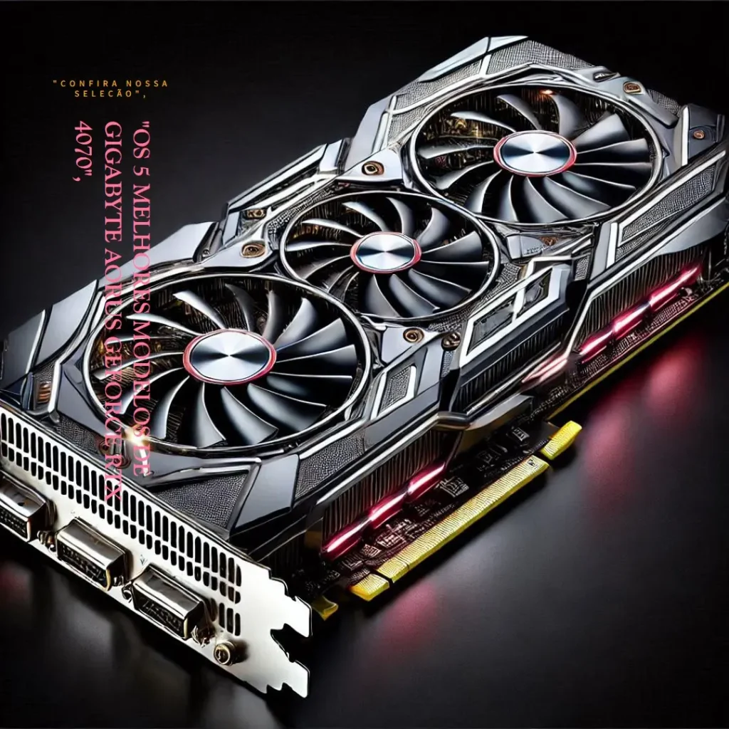 Os 5 Melhores Modelos de Gigabyte Aorus Geforce RTX 4070 master