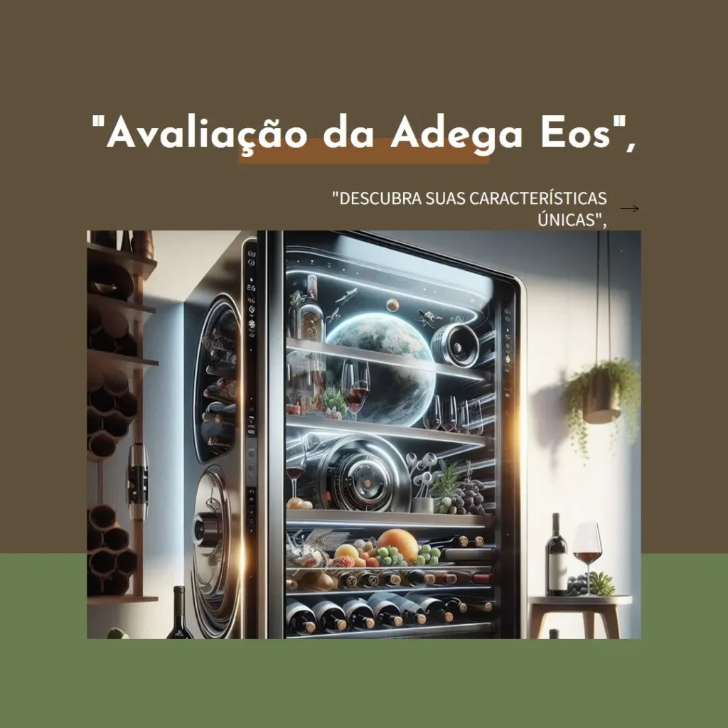 Adega Climatizada Eos 12 Garrafas com Painel Touch