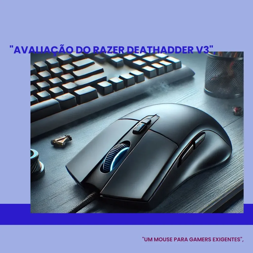 Razer DeathAdder V3: Mouse gamer ultraleve e preciso