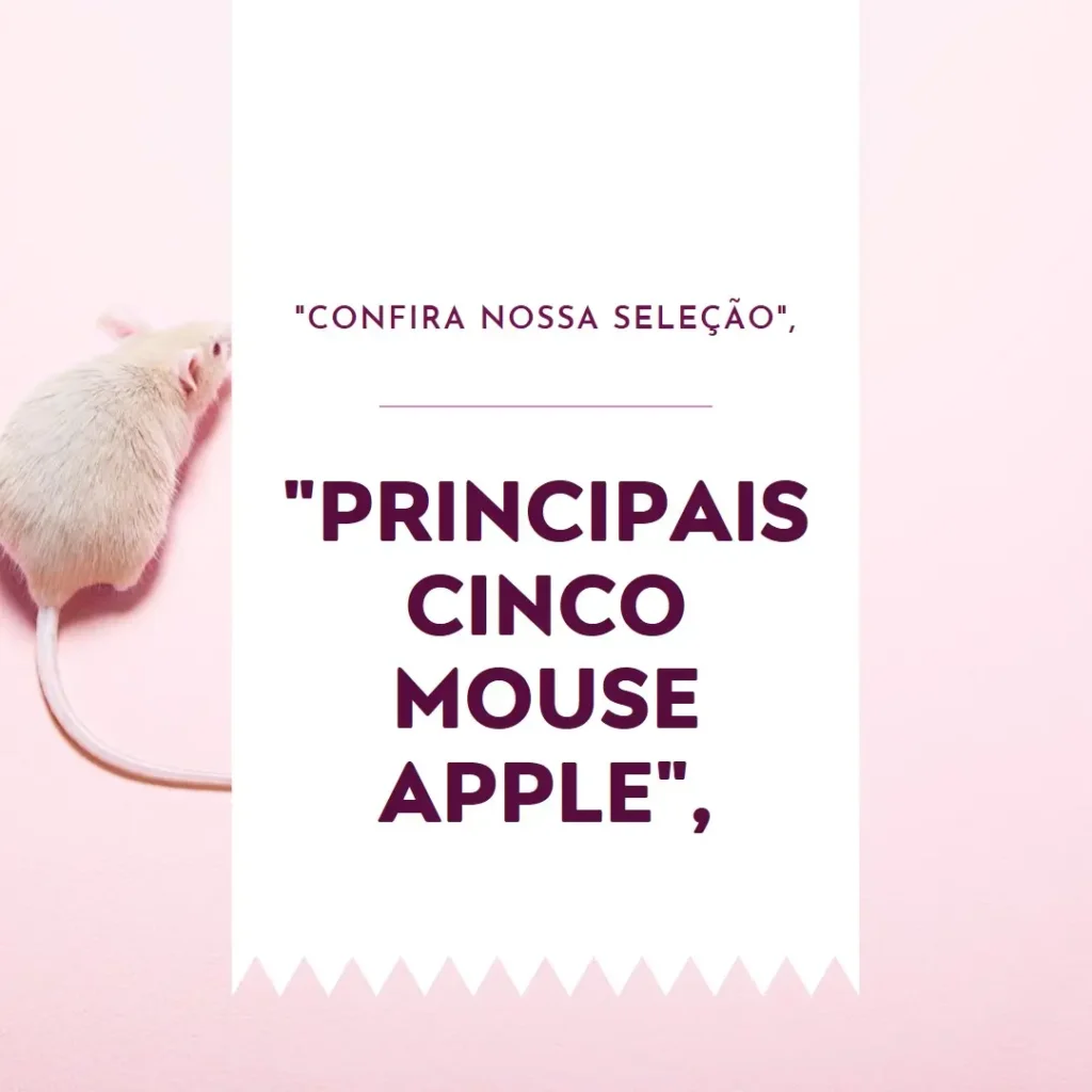 Principais Cinco mouse original Apple