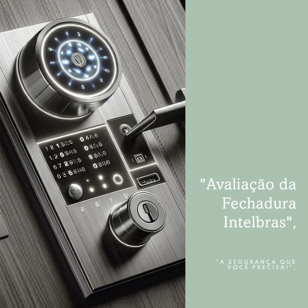 Fechadura Eletrônica com Leitor de Tag RFID FX 3000 MF Intelbras