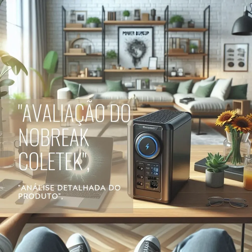 Nobreak 1400VA Coletek SAFE1400 Bivolt com 8 Tomadas