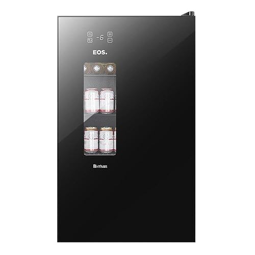 Cervejeira Eos Bierhaus 100 Litros Black Glass Frost Free Ece120 220v