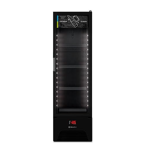 Cervejeira Vertical Metalfrio 337 Litros Optima All Black Vn28rh 110v