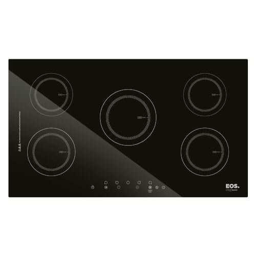 Cooktop de Indução Cinco Bocas Eos Preto 9500w Eci05ep 220v
