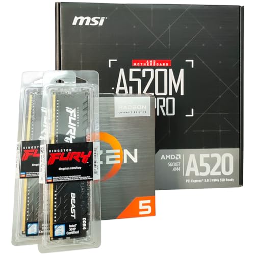 KIT UPGRADE AMD RYZEN 5 5600GT, 16GB DDR4 3200MHZ, MB A520