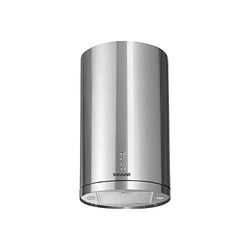 SUGGAR COIFA ILHA REDONDA QUARTZO INOX 35CM 110V TP3521IX