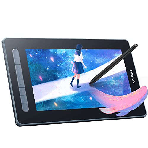 XP-PEN Artist12 2nd Mesa Digitalizadora com tela compatível com Chromebook Mac, Windows Android Linux (Preto)