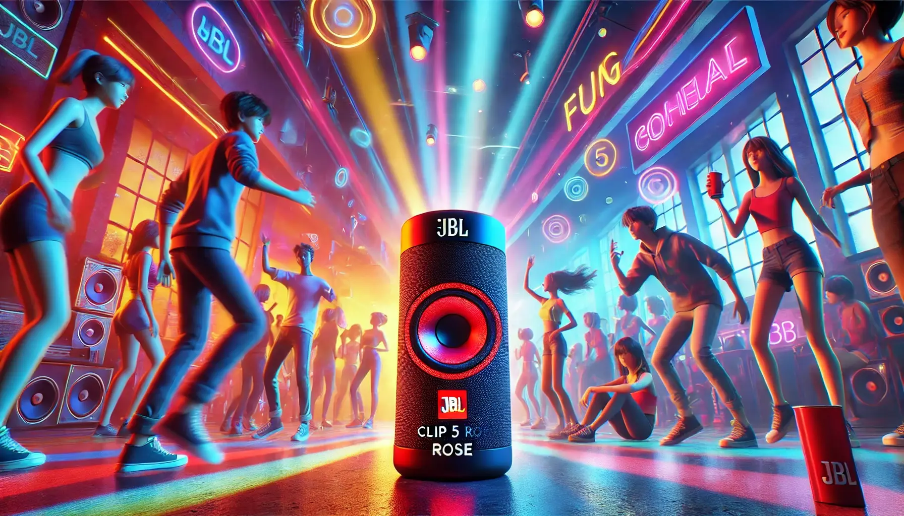 Top Cinco JBL clip 5 rose