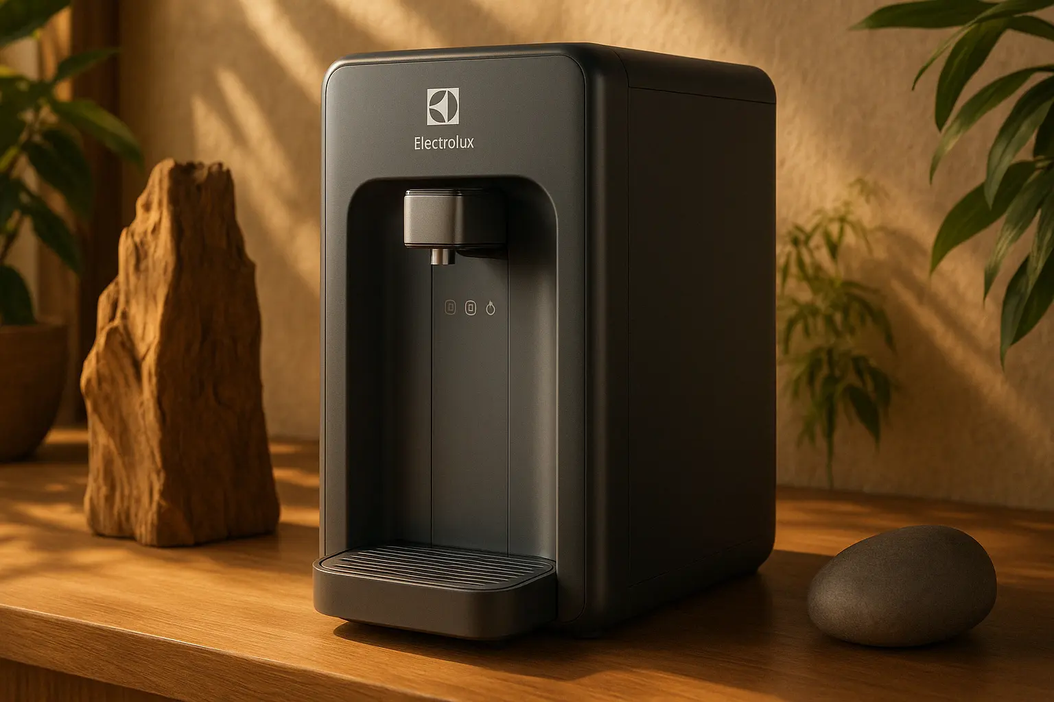 Principais Cinco purificador de água electrolux cinza