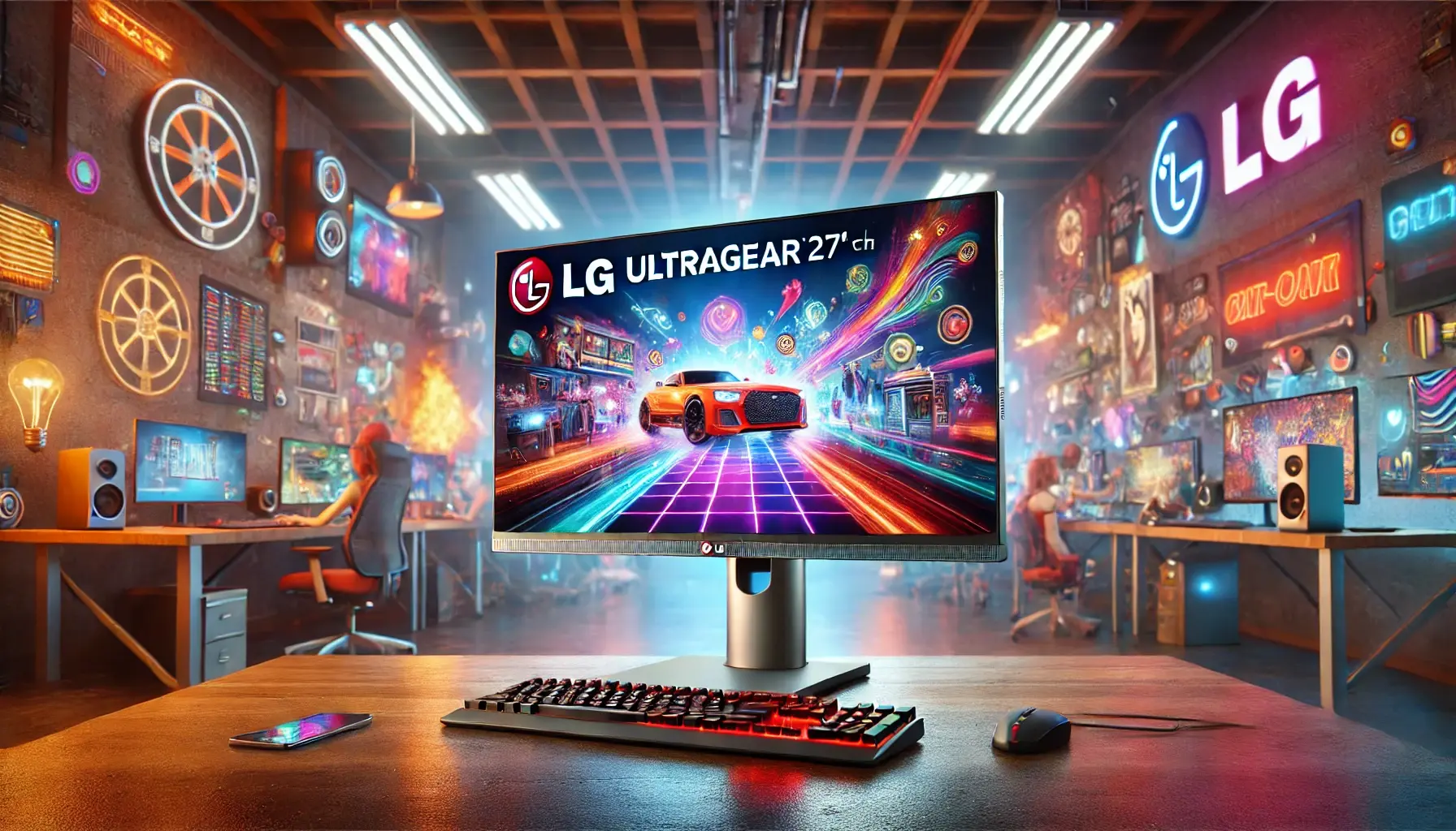 Lista de 5 Melhores: traseira monitor gamer LG ultragear 27