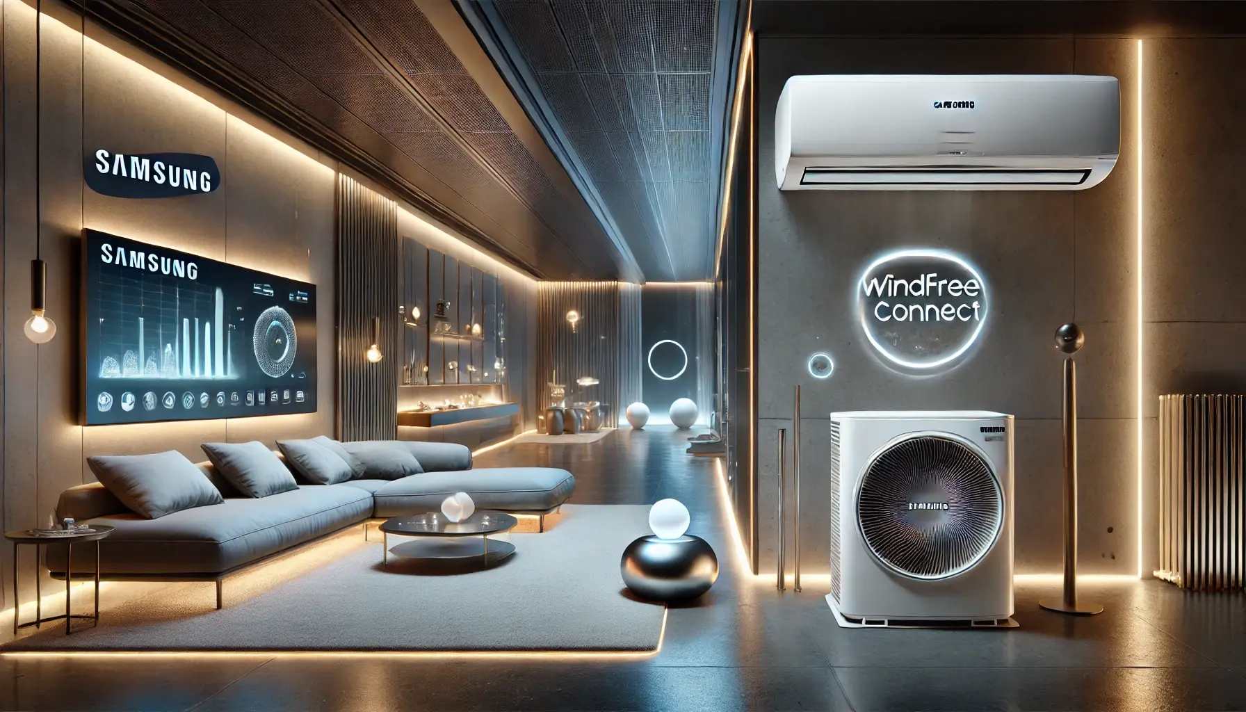 Principais Cinco ar condicionado split inverter Samsung windfree connect sem vento