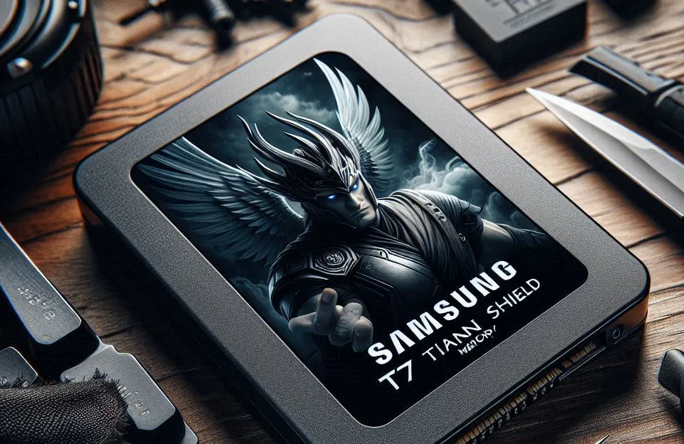 Memória Samsung SSD 4TB T7 Titan Shield