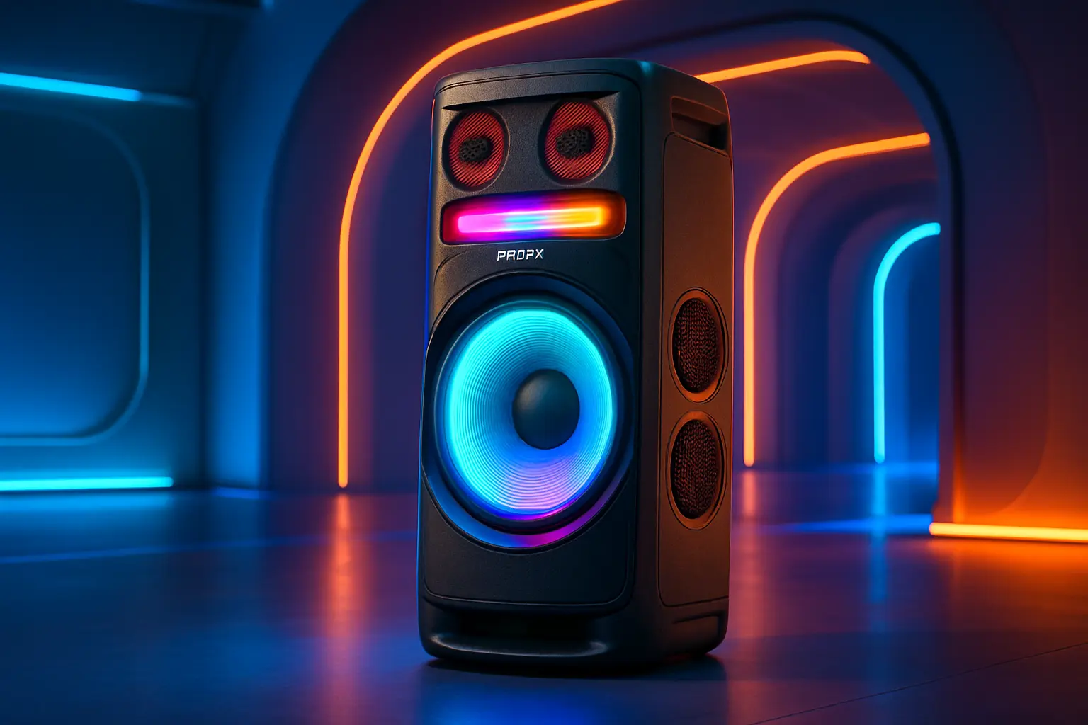 Top 5 Caixa de som party speaker Philips 1300w rms