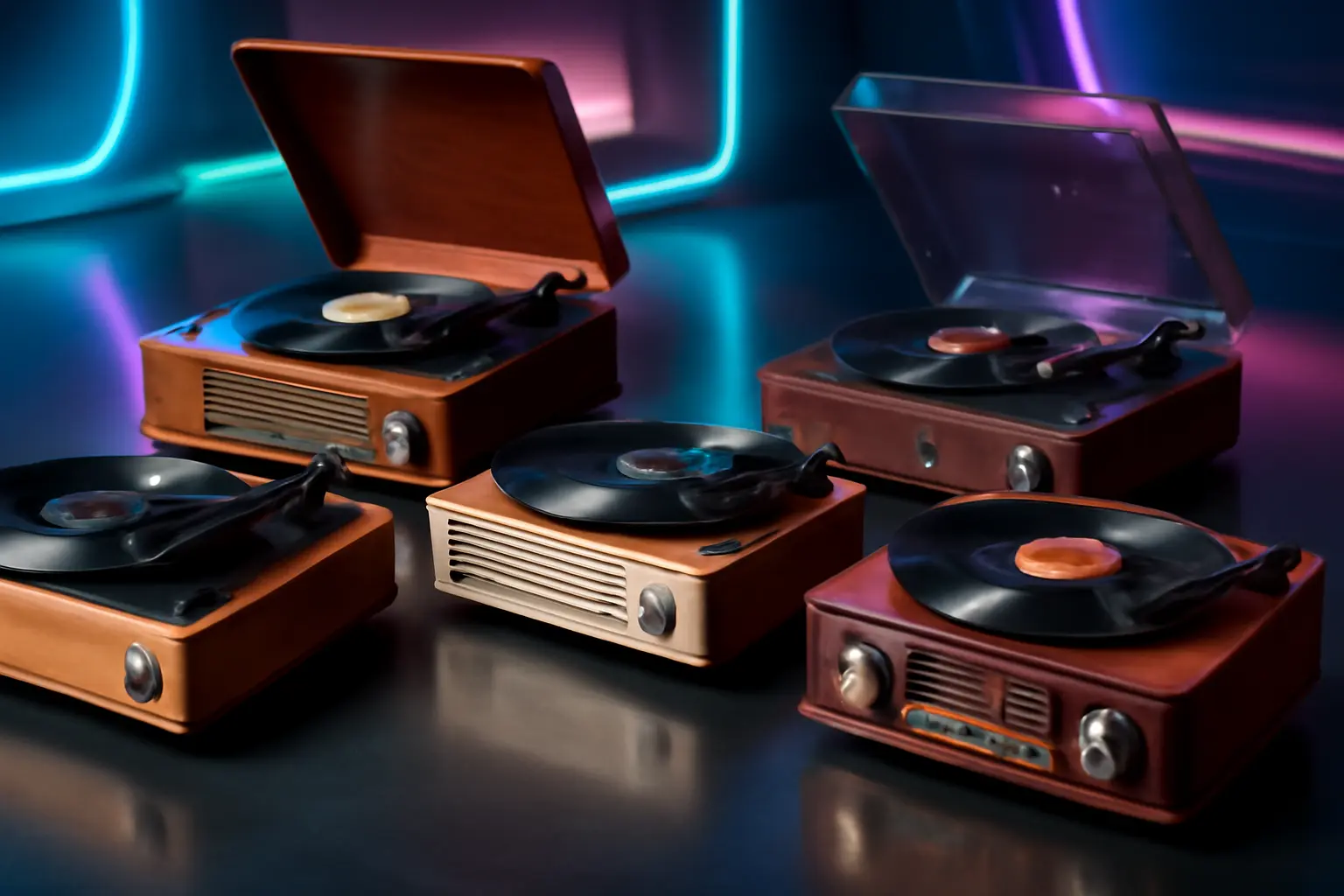 Cinco Principais Modelos de toca-discos vintage