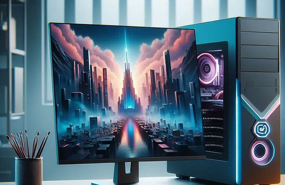 Computador Completo Intel Core i7 16GB SSD 1TB Monitor 24"
