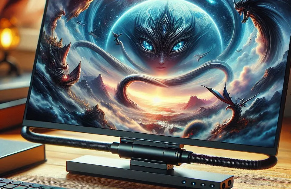 Extensor de Tela para Laptop 16" com Rotação 360° e FHD 1080P