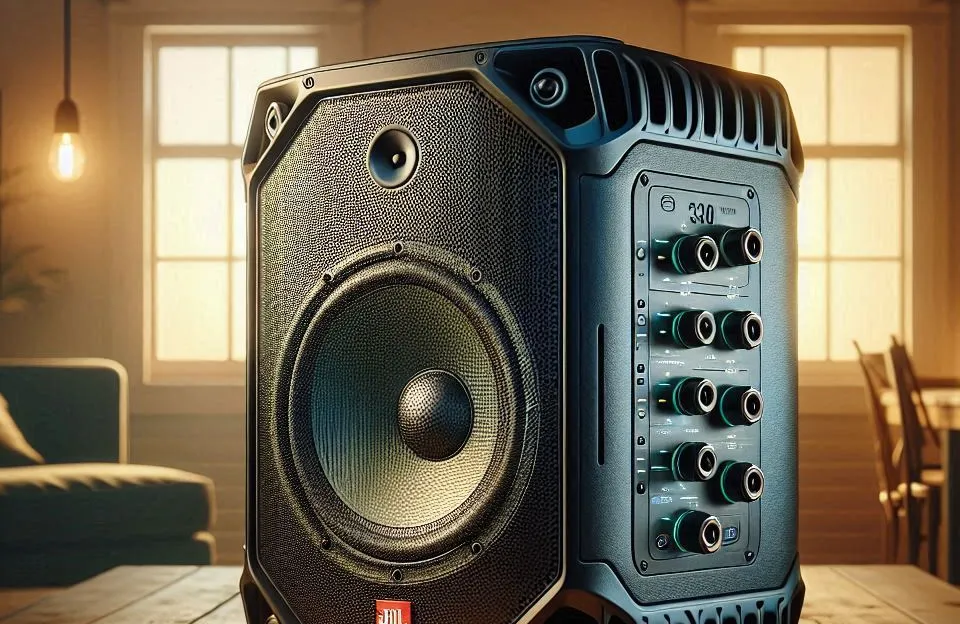JBL IRX108BT-EK 220V 8" Bluetooth 1300W com 4 EQ Presets e DBX AFS