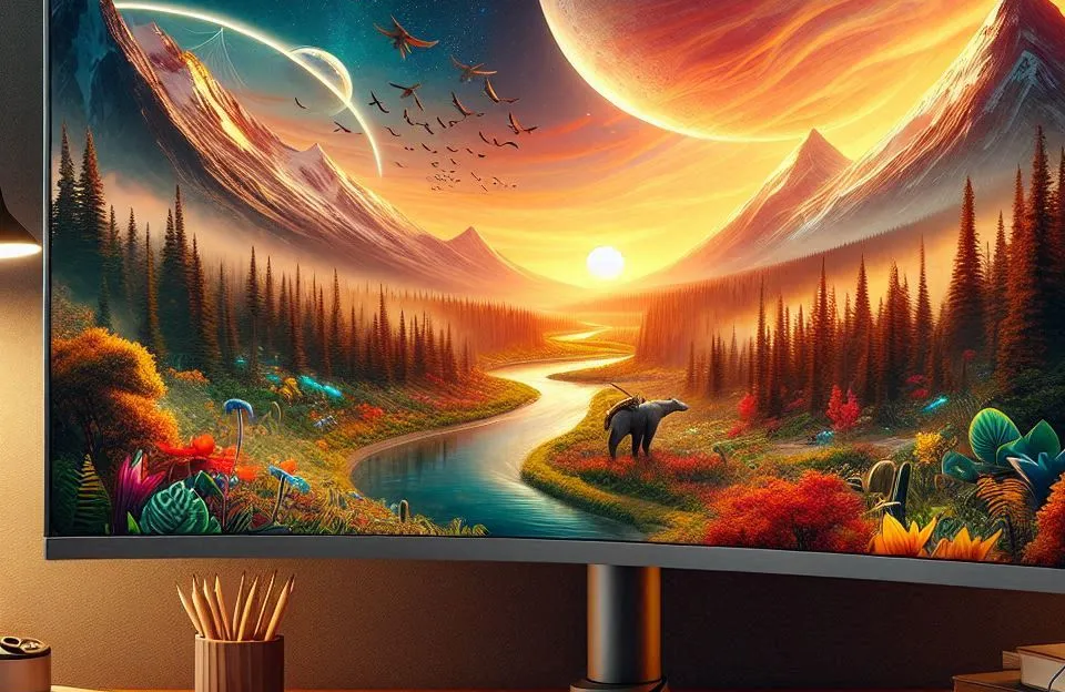 CRUA Monitor Curvo 34" 144Hz Ultra Wide WQHD