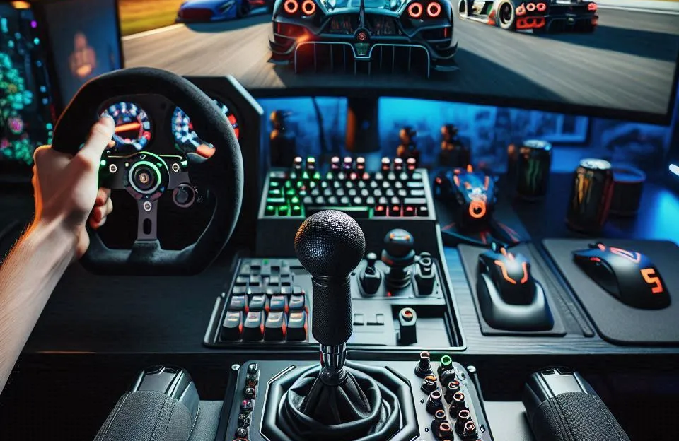 Kit Logitech G29 + Câmbio: Simulação Realista e Desempenho Impecável