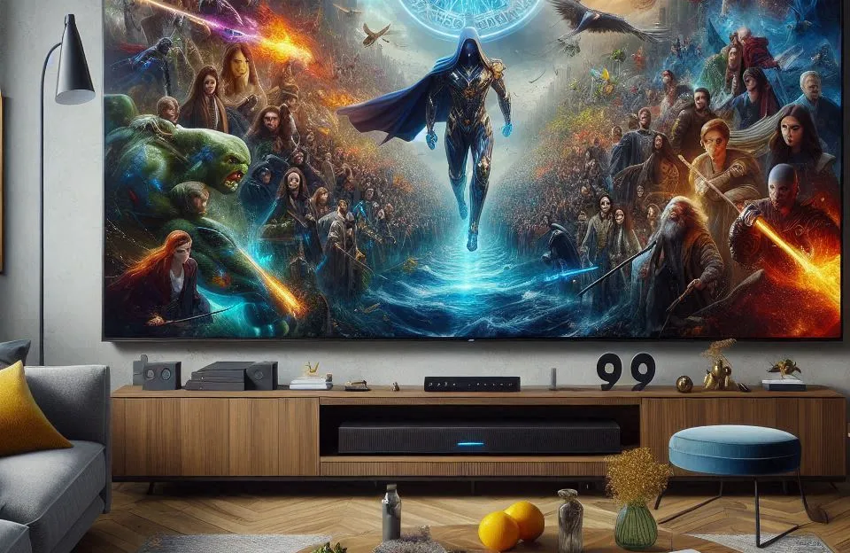 Fast Smart TV Philco PTV55M8GAGCMBL 55” 4K QLED Dolby Audio