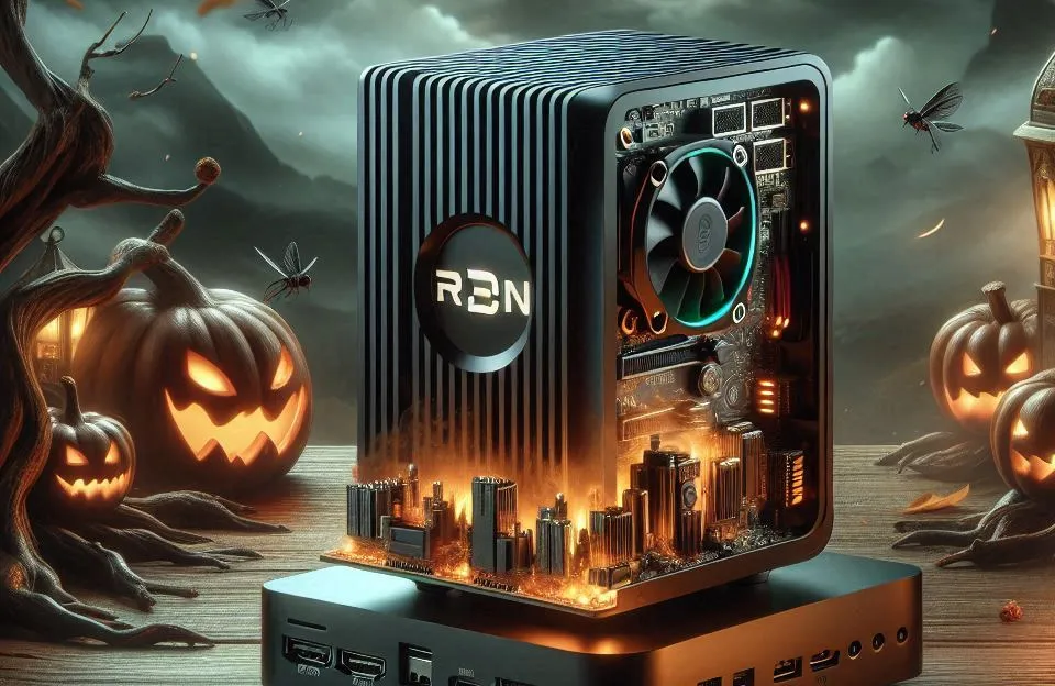 Beelink Mini PC SER8 AMD Ryzen 7 8845HS com 32GB RAM e 1TB SSD