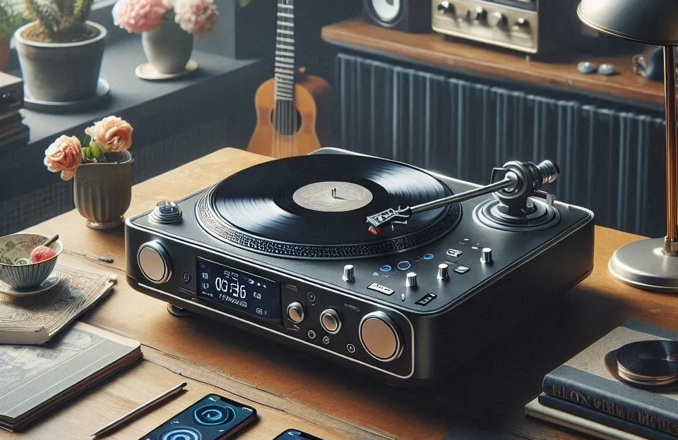 Toca-Discos Vinil Audio-Technica Sem-Fio Automático