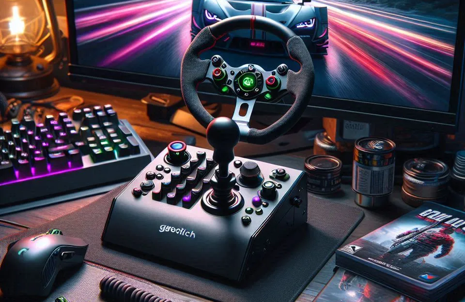 Kit Logitech G920 + Câmbio com feedback realista e trocas manuais