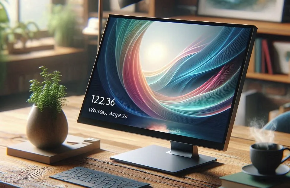 UPERFECT Y Monitor Touchscreen com Suporte Integrado