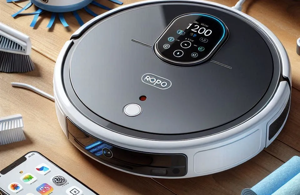 Robô Aspirador Ropo Smart Pet com Filtro Triplo e App