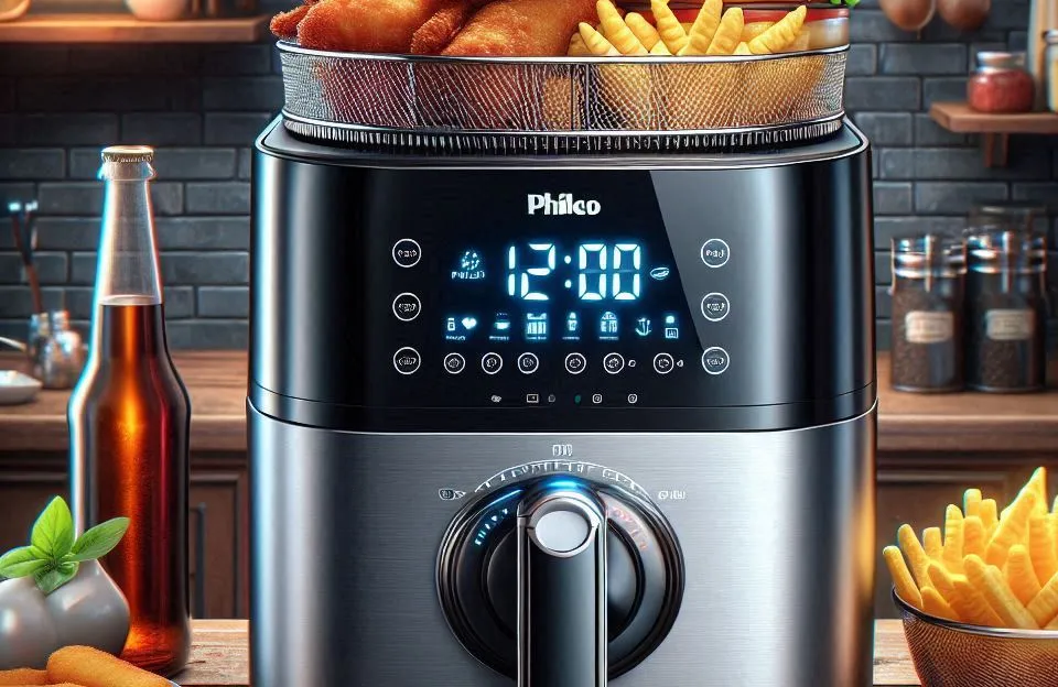 Air Fryer Philco 16L 4 em 1 com Painel Digital