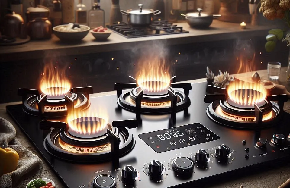 Cooktop Brastemp 4 bocas com timer e duplachama
