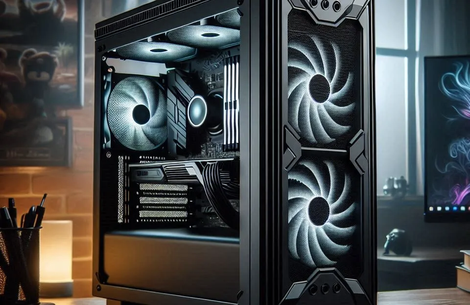 Gabinete Mid-tower NZXT H5 Flow Preto: Desempenho, Design e Ventilação Superior