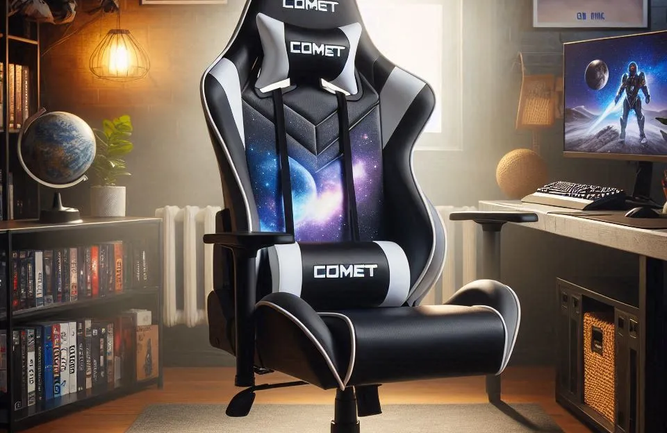 Cadeira Gamer Comet Branca CGC20B – VINIK: Conforto e Performance para Longas Sessões de Jogo