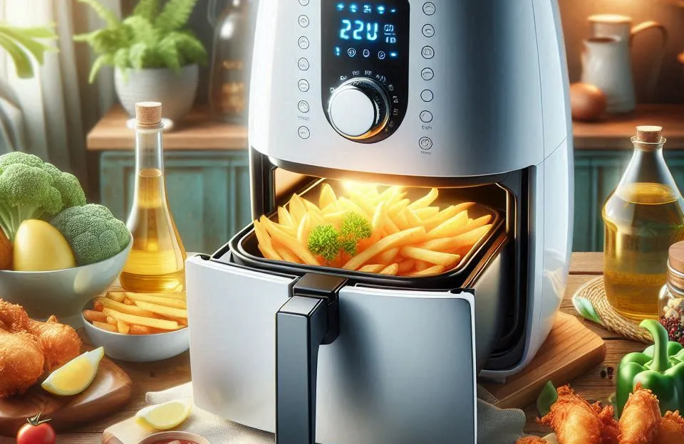 Fritadeira Airfryer Midea 4L 127V com alta potência