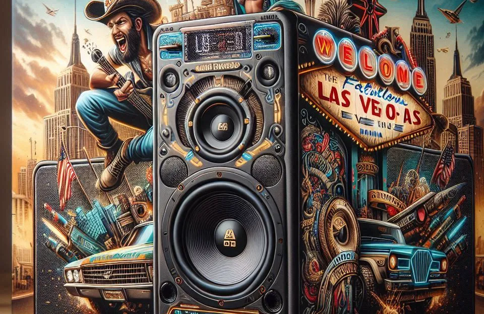 Amvox Caixa de Som Amplificada ACA 880 Vegas SFM: 880W RMS, Bluetooth, Equalizador, USB